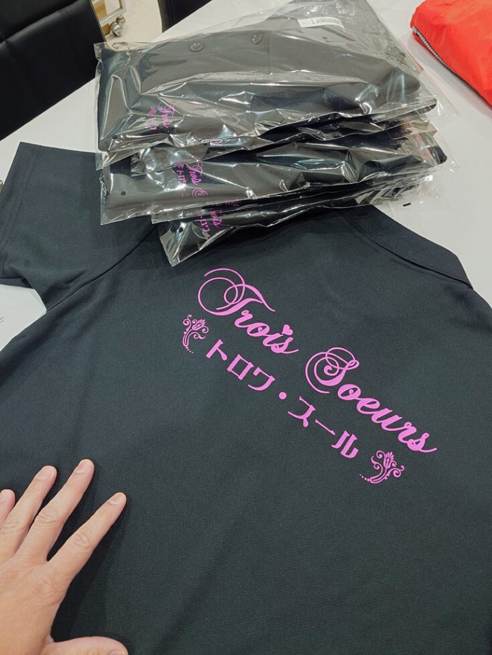 スナック・トロワスール様のオリジナルポロシャツ