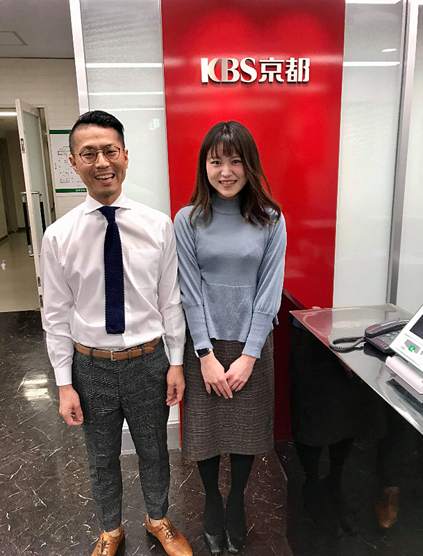 Kbs京都 京bizx に店長細見が出演 Kbs京都ロゴ入りtシャツを製作 チームワークアパレルブログ