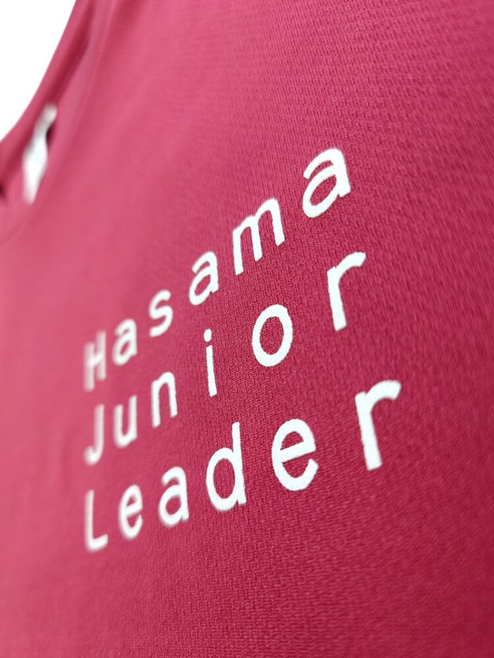 Tシャツへのシルクプリント部分のアップ写真