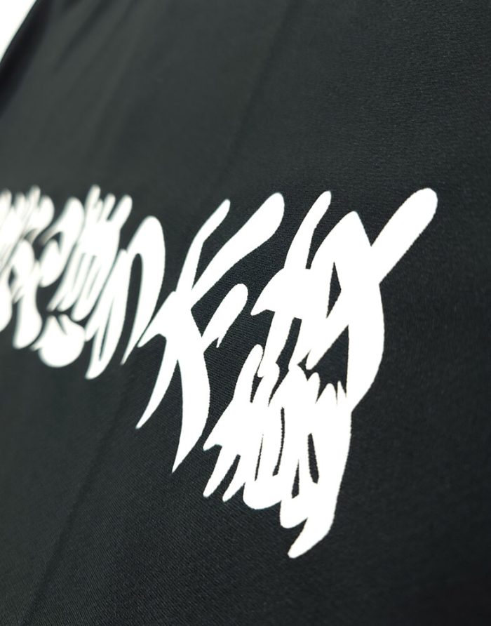 Tシャツの背中に入れたオリジナルプリント部分