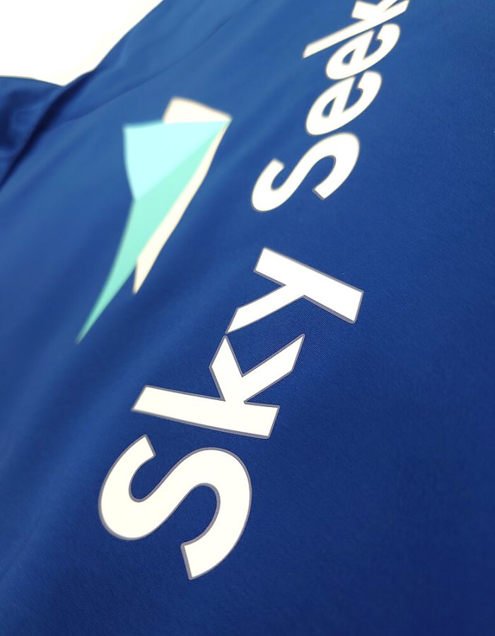 スカイシーカー様のフルカラー熱転写プリント部分の拡大アップ写真