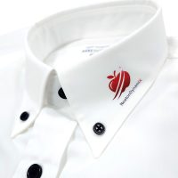 ニュートンダイナミクス様のロゴ入りオリジナルYシャツ完成写真