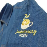 スターバックス コーヒー神田駅南口店様の3周年記念シャツ