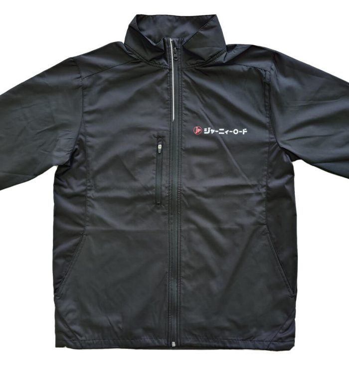 ジャーニーロード様のオリジナルジャンパーの左胸にプリント入れた写真