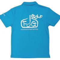 福知山東ゴルフクラブのジュニアレッスン生用のロゴ入りポロシャツ