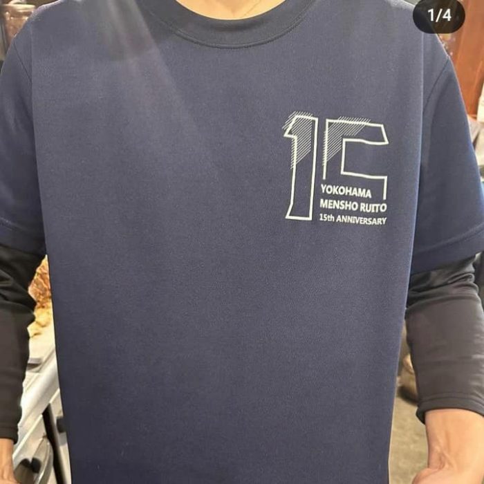 ラーメン屋るい斗様の15周年記念Tシャツ