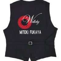 ビリヤード場ワラビー様のロゴ刺繍入りビリヤードベスト