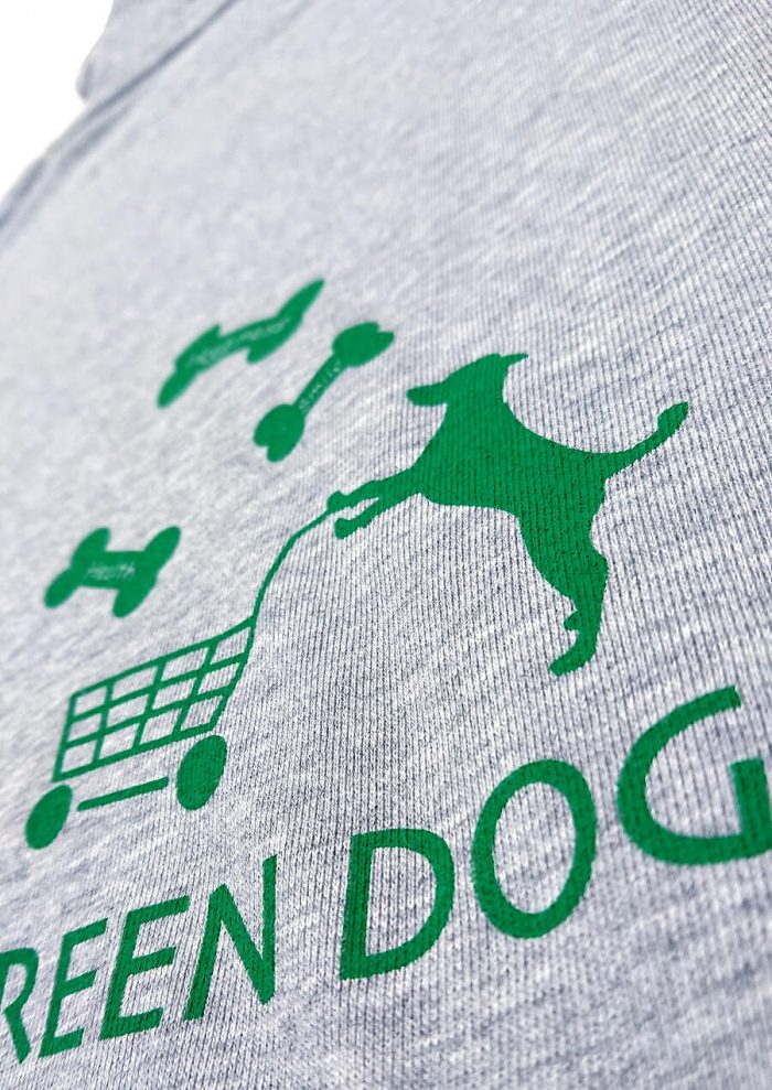 ドッグフードショップ・GreenDOG様のプリントを入れたロゴマーク