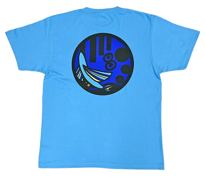八丈島商工会青年部様の50周年記念品のロゴ刺繍入りTシャツ